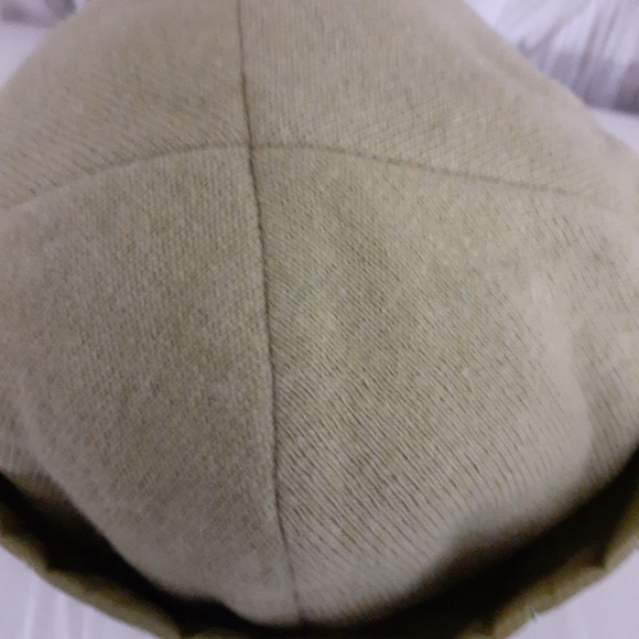 BURBERRY WOOL NOVA QUILT PEAK CAP MED HAT BRIGHT CAPER AUTHENTIC - Picture 8 of 11